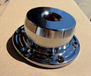 CHROME FRONT OIL CAP 4.5" BOLT - PAIR