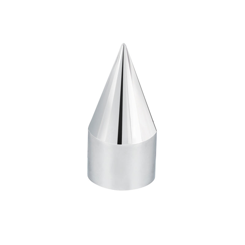 CHROME 33MM X 4 1/8" POINTED THREAD ON NUT COVER