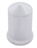 1 1/2" CHROME PLASTIC POINTED NUT COVER - PUSH ON