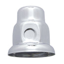 30MM X 2" CHROME STEEL TALL NUT COVER W/ FLANGE