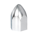1 1/2" CHROME PLASTIC BULLET NUT COVER - PUSH ON