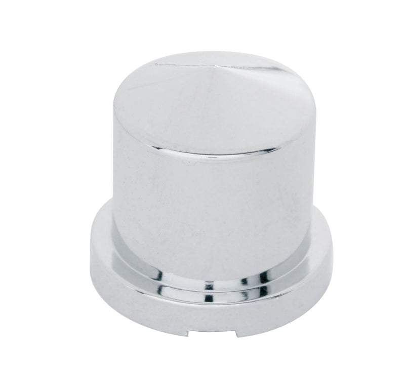 15/16" X 1 1/2" CHROME PLASTIC POINTED NUT COVER - PUSH ON