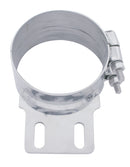 5" STAINLESS STEEL BUTT JOINT CLAMP W/ STRAIGHT BRACKET