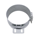 8" Stainless Steel Butt Joint Exhaust Clamp - Straight Bracket