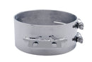 8" Stainless Steel Butt Joint Exhaust Clamp - Straight Bracket