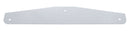 4" X 24" CHROME STANDARD BOTTOM MUD FLAP PLATE - BOLT THRU