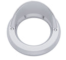 2.5" CHROME LIGHT BEZEL W/VISOR