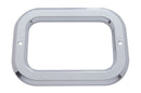 Chrome Rectangular Light Bezel
