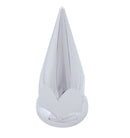 33MM X 4 7/8" CHROME PLASTIC SUPER SPIKE NUT COVER - PUSH ON