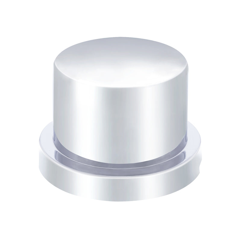 9/16" CHROME FLAT TOP NUT COVER