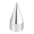 1.5" X 4 1/8" CHROME PLASTIC SPIKE NUT COVER - PUSH ON