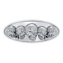 CHROME DIE CAST SKULL EMBLEM