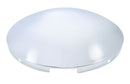 4 EVEN NOTCH STAINLESS STEAL FRONT HUB CAP - 7/16" LIP