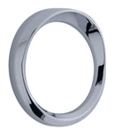 CHROME, PETERBILT SPEEDOMETER / TACHOMETER COVER WITH VISOR