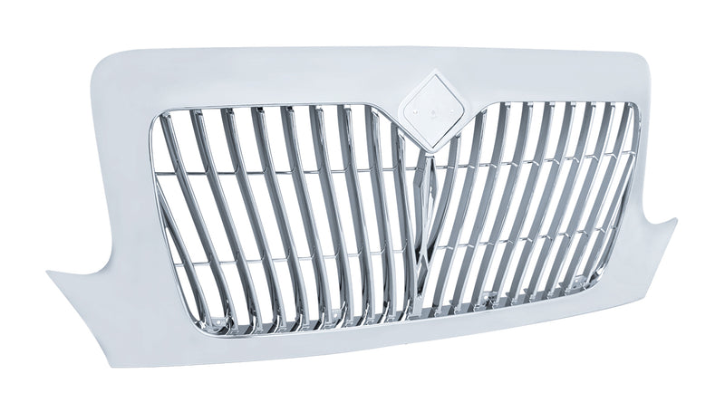 INTERNATIONAL DURASTAR & WORKSTAR CHROME GRILLE W/ CURVED GRILLE BARS