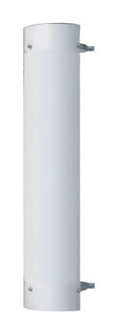 6" 180 DEGREE STAINLESS EXHAUST MUFFLER SHIELD - PLAIN