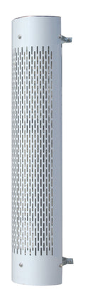 48" SS EXHAUST SHIELD 180 DEGREE - 5", VERTICAL SLOT