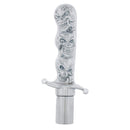 SKULL DAGGER AIR VALVE KNOB - CHROME
