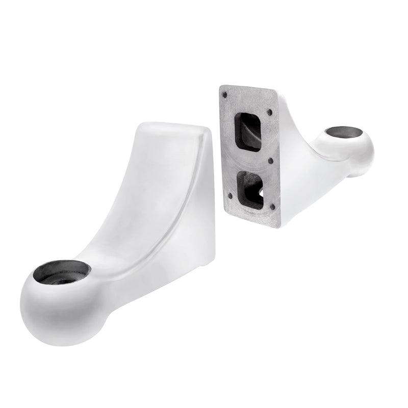 POLISHED ALUMINUM  L SHAPE HEADLIGHT BRACKET