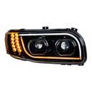 PETERBILT 389 BLACK OUT LED HEADLIGHT P/S