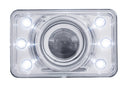 6 LED 4" X 6"  RECTANGULAR CRYSTAL PROJECTION HEADLIGHT