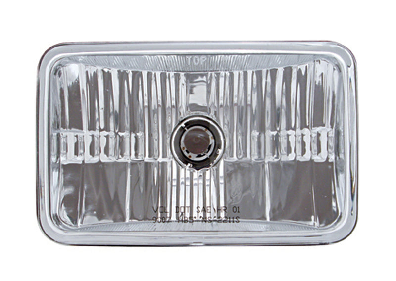 4" X 6" Crystal Rectangular Headlight High & Low Beam