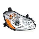 Chrome Projection Headlight W/ LED Position Light For 2013-2021 Kenworth T680 -Passenger