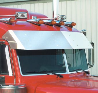 Peterbilt 1999-2001 Ultracab 14.5" Drop Visor