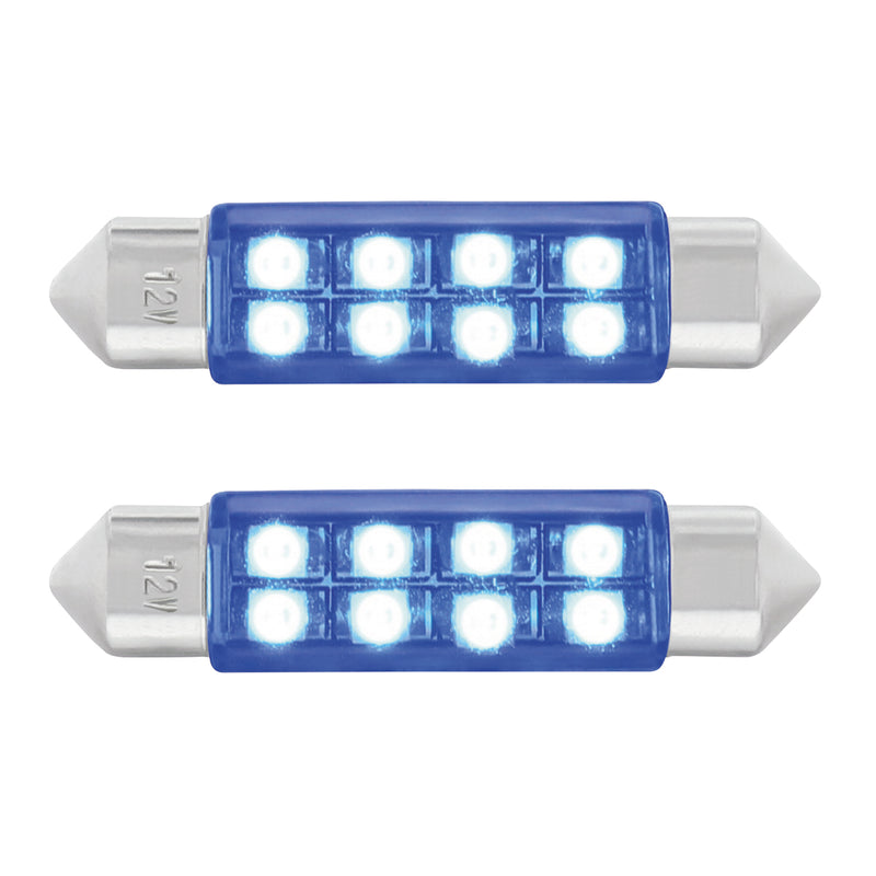 HIGH POWER (8) LED BLUE LIGHT BULB 211-2