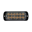 12 HIGH POWER LED SUPER THIN WARNING LIGHT - AMBER LED