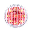 9 LED 2" CLEARANCE / MARKER LIGHT - RED LED / CLEAR LENS