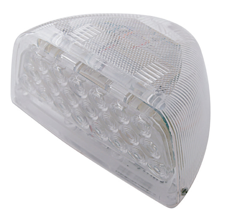 PETERBILT 31 AMBER LED FRONT TURN SIGNAL LIGHT - AMBER LED / CLEAR LENS