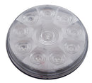 10 LED 4 "Auxiliary/Utility Light - White LED/Clear Lens