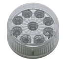 9 LED 2" REFLECTOR MARKER LIGHT - AMBER LED/ CLEAR LENS