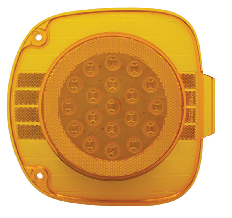 22 LED FREIGHTLINER TURN SIGNAL LIGHT AMBER LED / AMBER LENS
