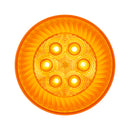 16 LED 4" Round Turbine Light (Turn Signal) - Amber LED/Amber Lens