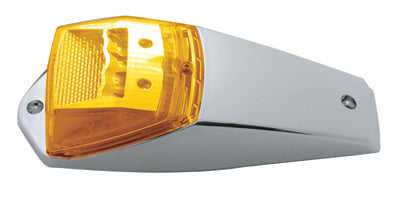 17 LED Reflector Square Cab Light Kit - Amber LED/Amber Lens