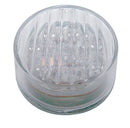 9 LED 2" AUX LIGHT - BLUE LED/CLEAR LENS