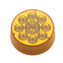 9 LED 2.5" PURE REFLECTOR CLEARANCE/MARKER LIGHT - AMBER LED/AMBER LENS