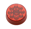9 LED 2.5" REFLECTOR CLEARANCE / MARKER LIGHT - RED