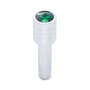 DOOR LOCK KNOB - GREEN DIAMOND (2 PACK) - CHROME
