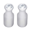 INTERNATIONAL CHROME TOGGLE SWITCH EXTENSIONS W/ CLEAR DIAMOND (2 PACK)