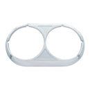 CHROME DUAL ROUND HEADLIGHT BEZEL