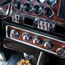 Chrome Outer A/C Control Knob Set For 2006+ Kenworth
