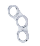 Peterbilt Chrome 3 Gauge Cluster Cover W/ Visor - Right Side