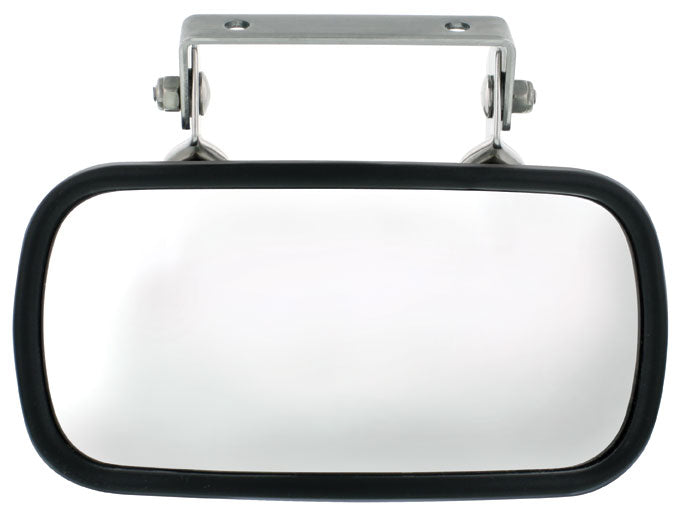 Rectangular Stainless Convex Mirror With U-Bracket