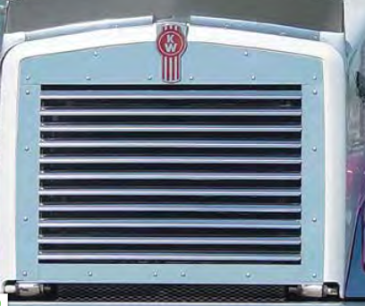 KENWORTH T800 GRILLE WITH 11 LOUVER-STYLE BARS