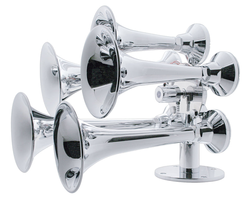 5 Trumpet Chrome Train Horn