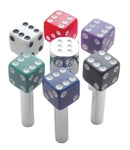 Purple Dice Door Lock Knob (2 PACK)