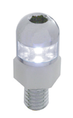 1 LED LICENSE PLATE FASTENER - WHITE LED (2 PACK)